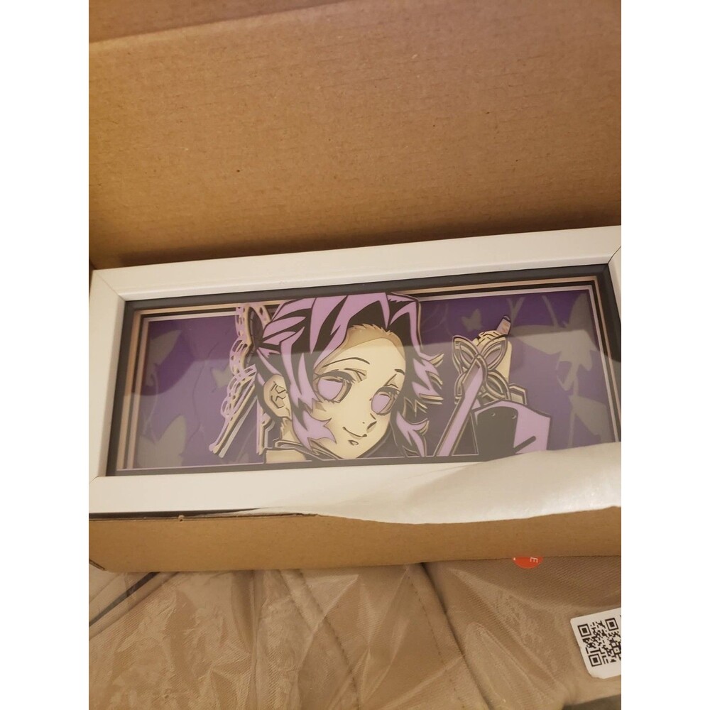 Anime LED Light Box Shadow Box Desk Ornament Anime Figure